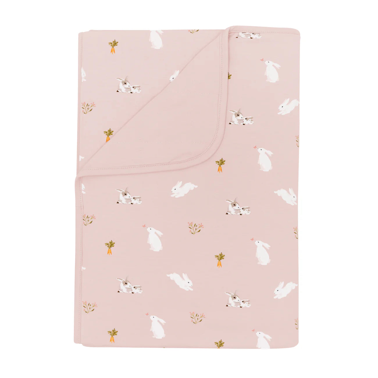 Toddler Blanket in Blush Rabbit 1.0