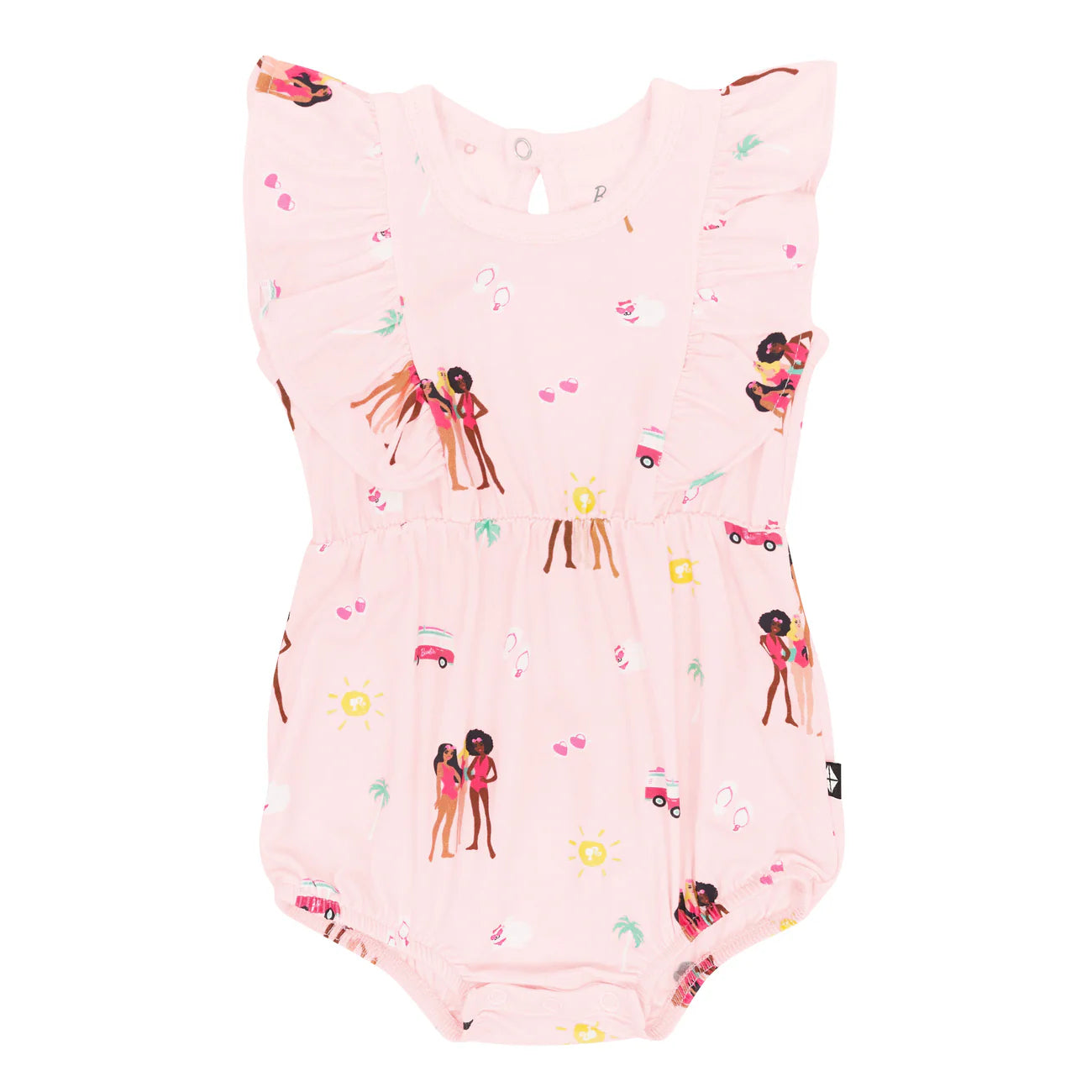 Bubble romper in Barbie™ Beach