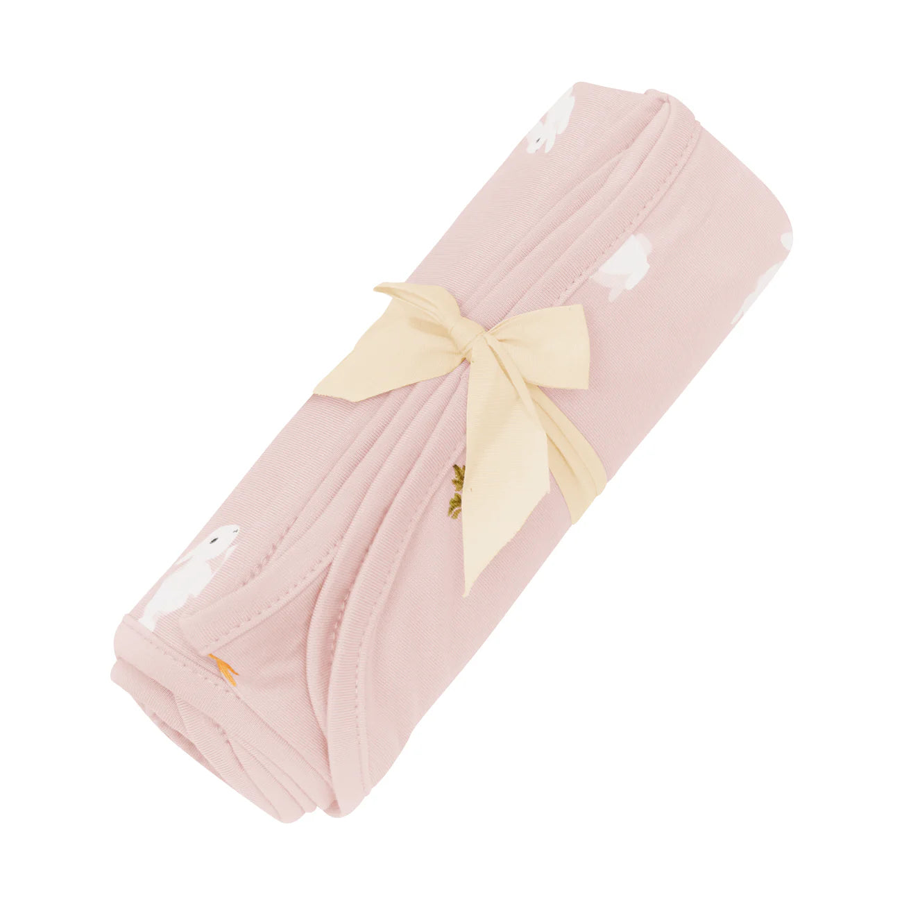 Swaddle Blanket in Blush Rabbit