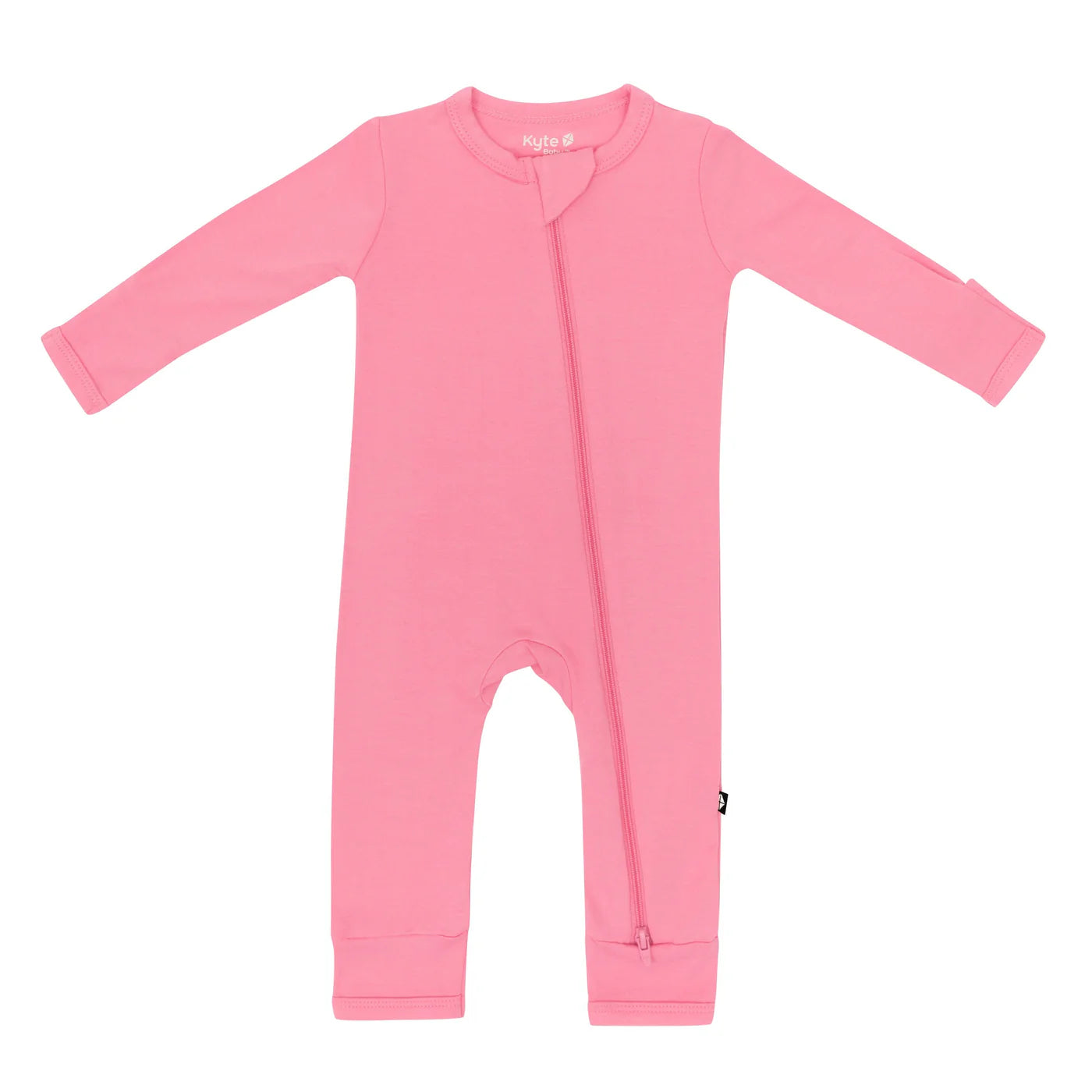 Zippered Romper in Guava