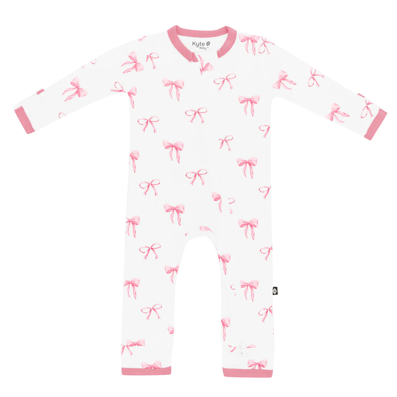 Zippered Romper in Bow