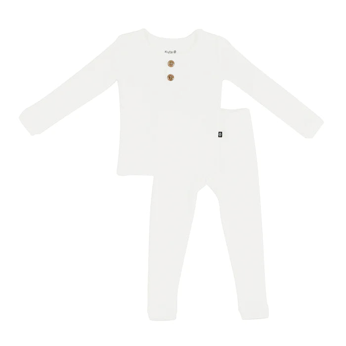 Ribbed Henley Set