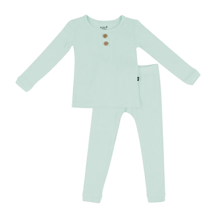 Ribbed Henley Set