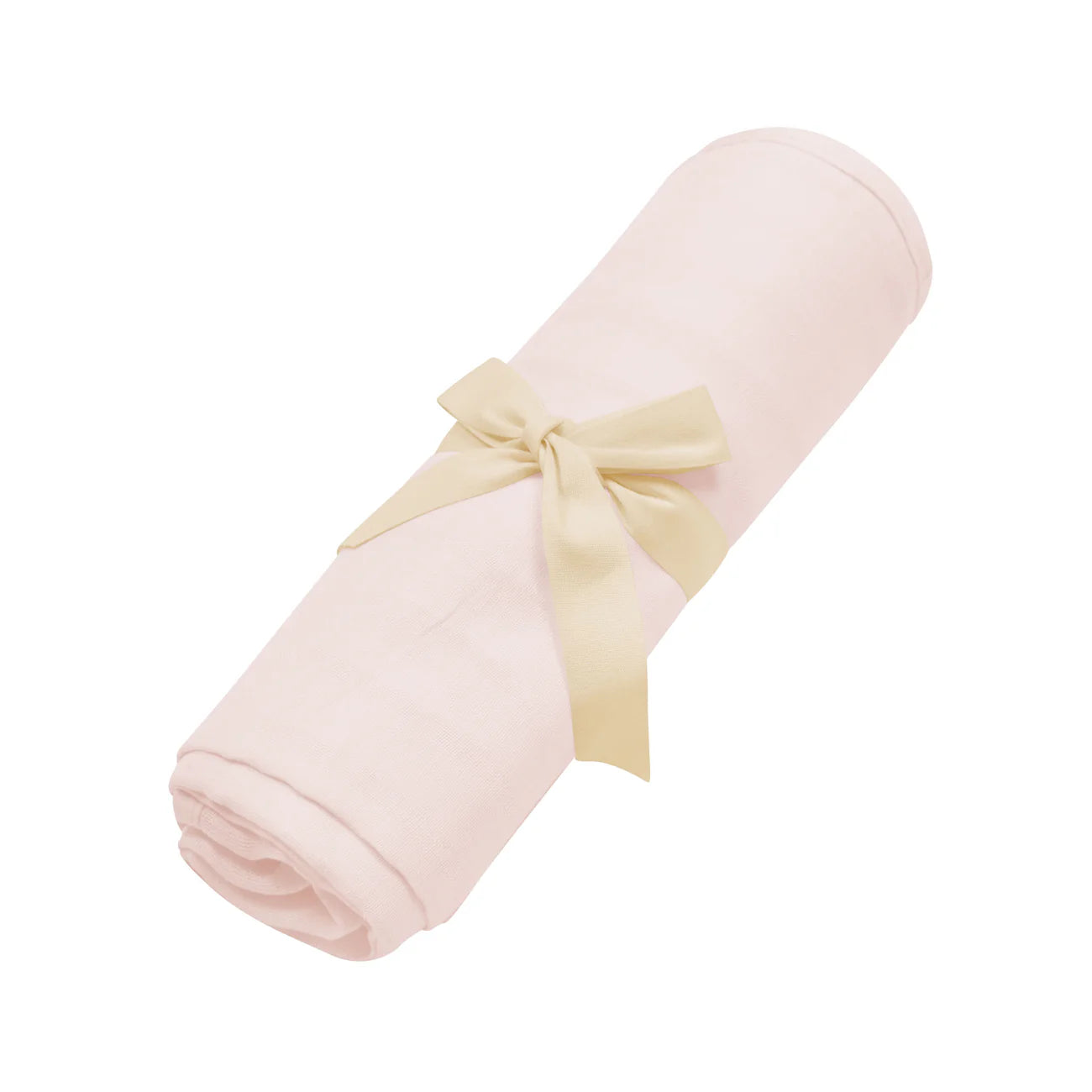 Bamboo Muslin Swaddle Blanket in Blush