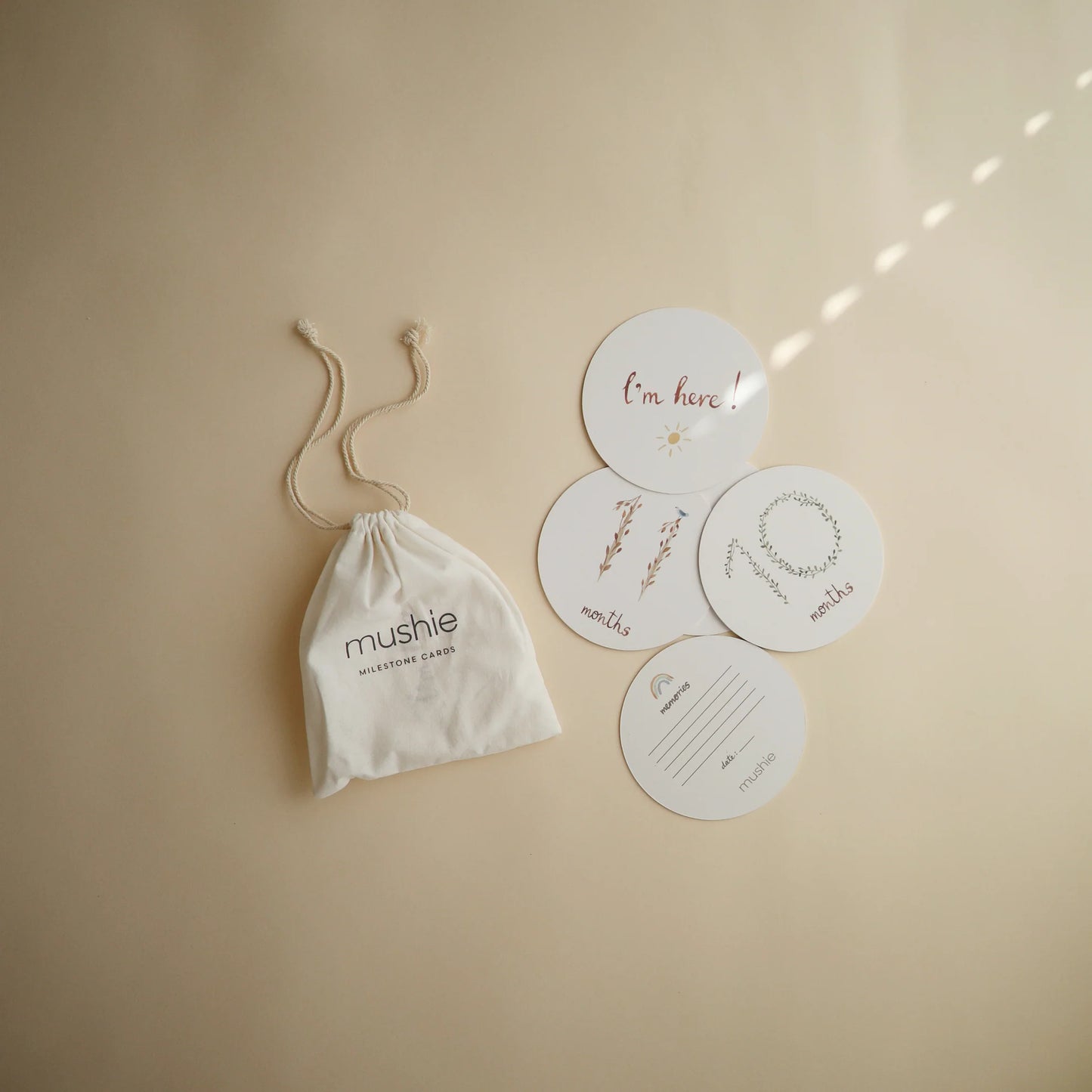 Monthly Watercolour Milestone Cards