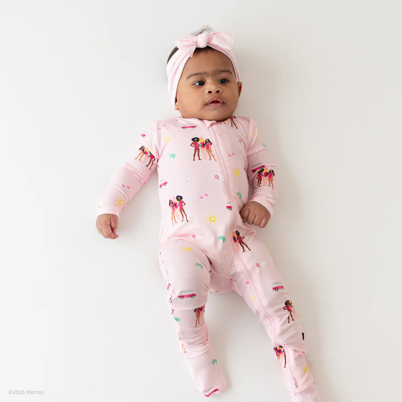 Zippered Footie in Barbie™ Beach