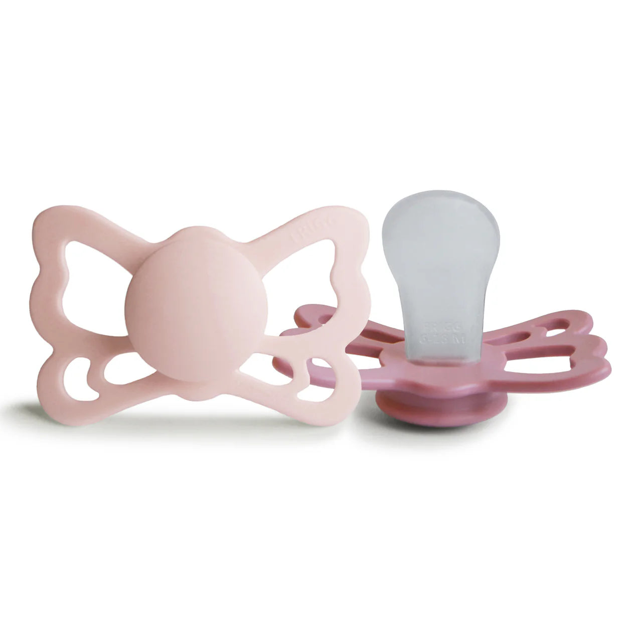 FRIGG Butterfly Silicone Pacifier 2-Pack - 6-18 months