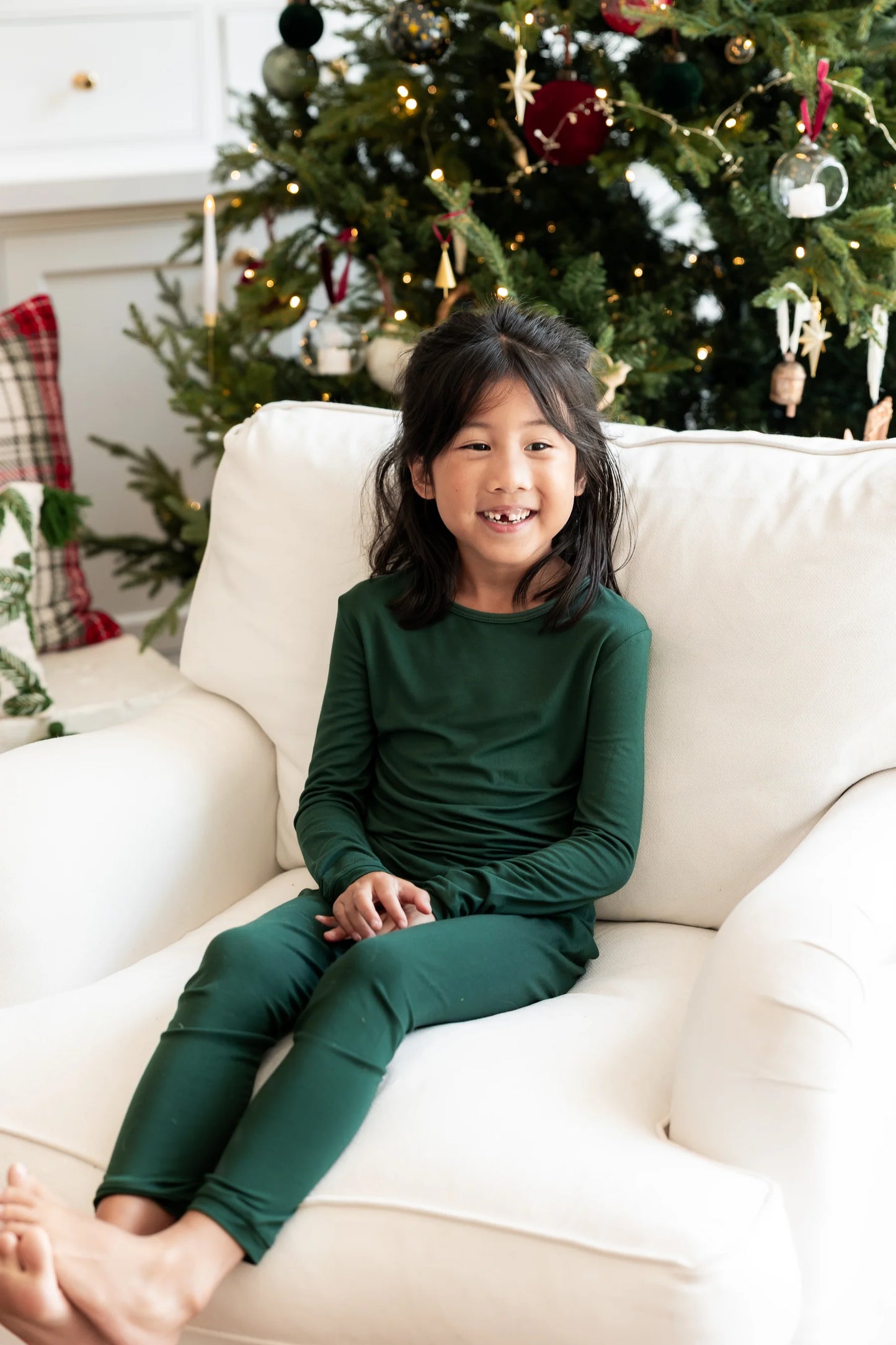 Long Sleeve Pyjama Set in Cypress
