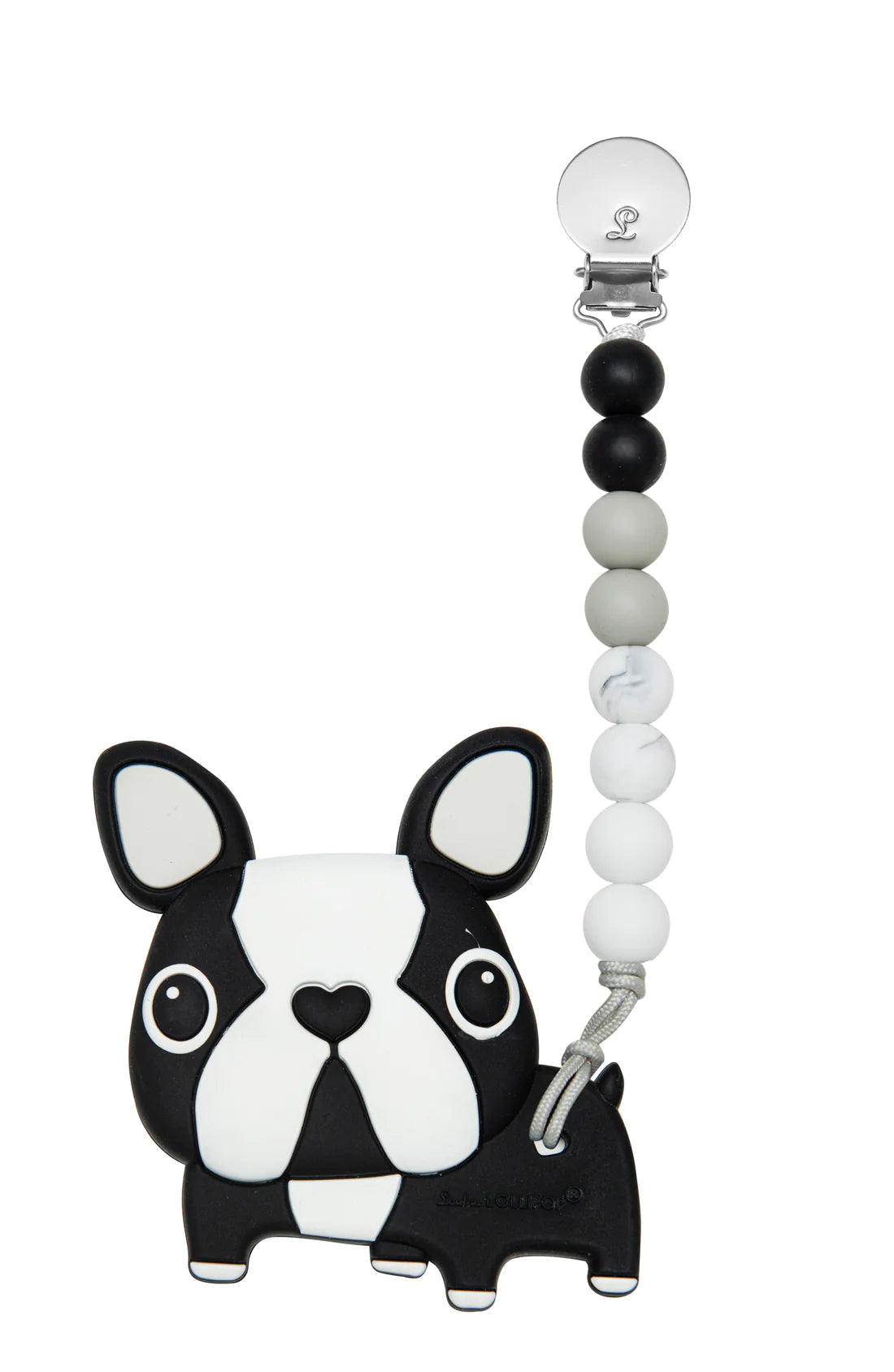 Silicone Teether Set - Boston Terrier