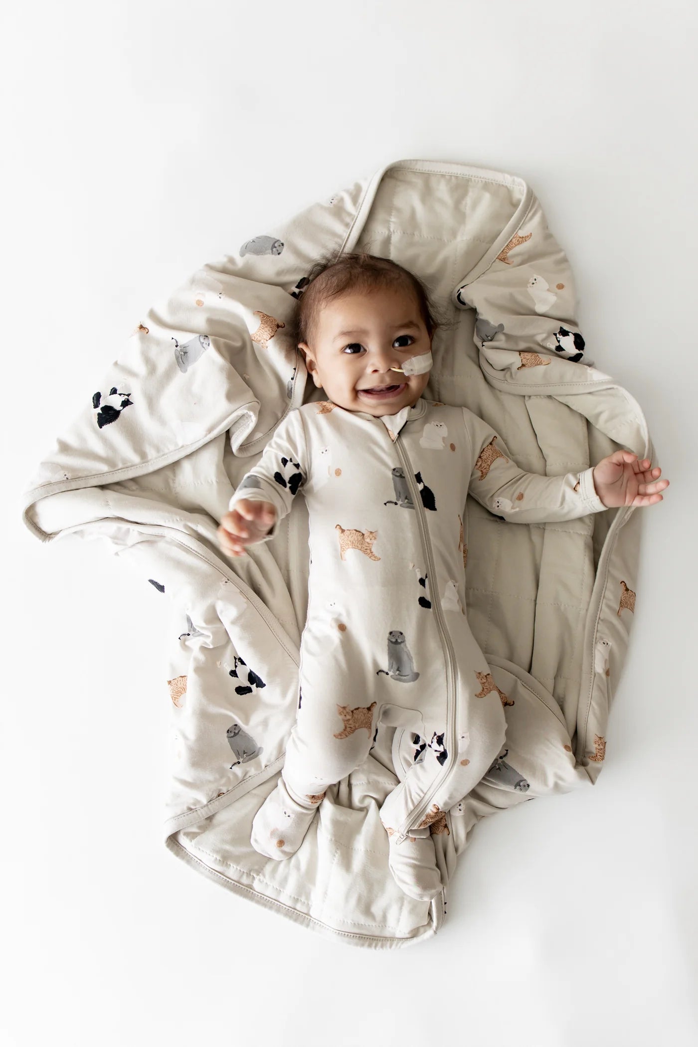 Baby Blanket in Fluffy Cat