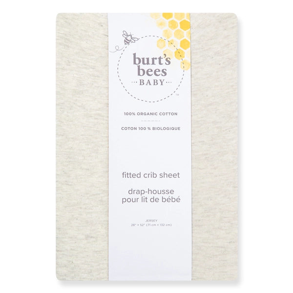 Solid Organic Cotton BEESNUG® Fitted Crib Sheet