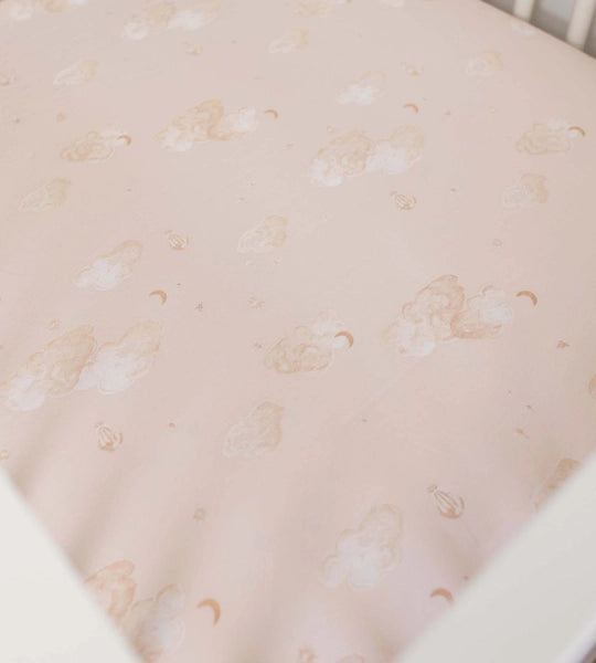 Set of 2 Good night Sky Crib Sheets - Ranunculus