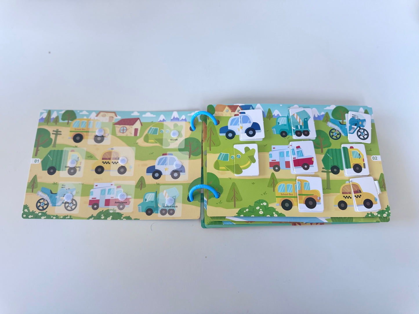 Learning Vehicles and Puzzle Solving - Busy Book