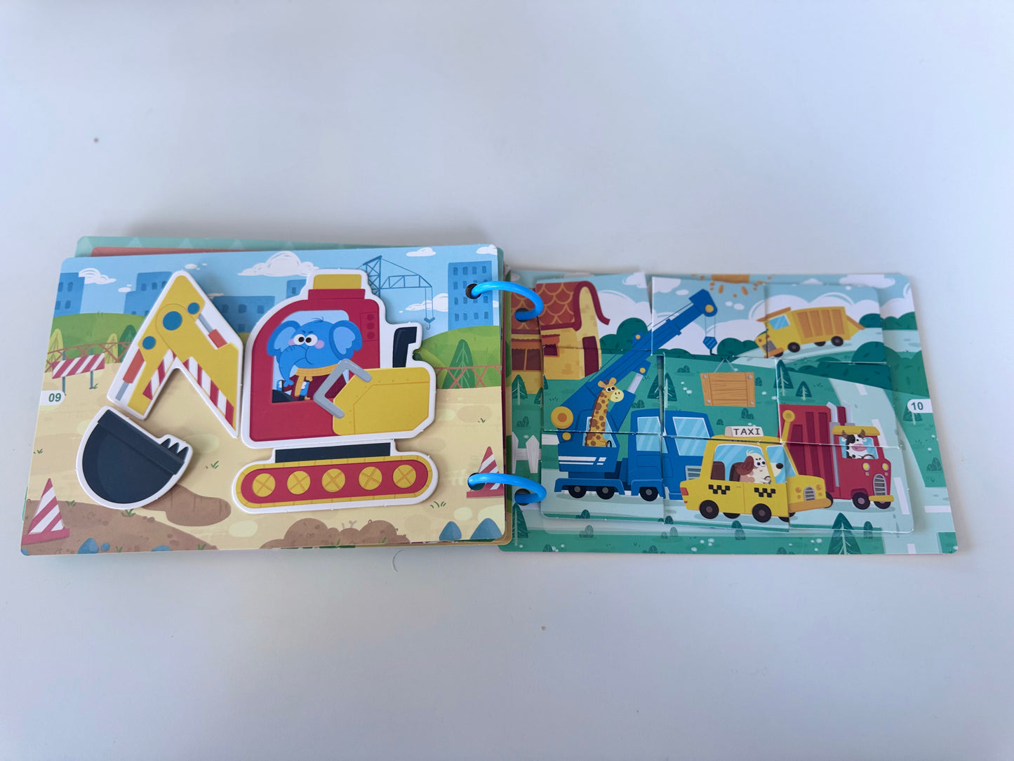 Learning Vehicles and Puzzle Solving - Busy Book