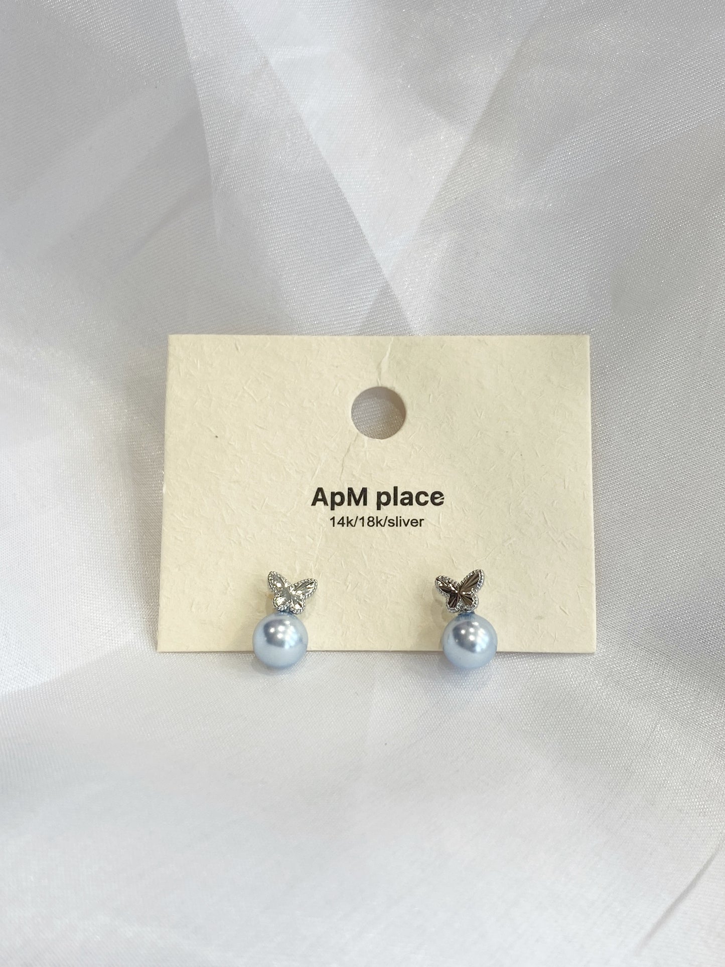 Silver Wings Earrings