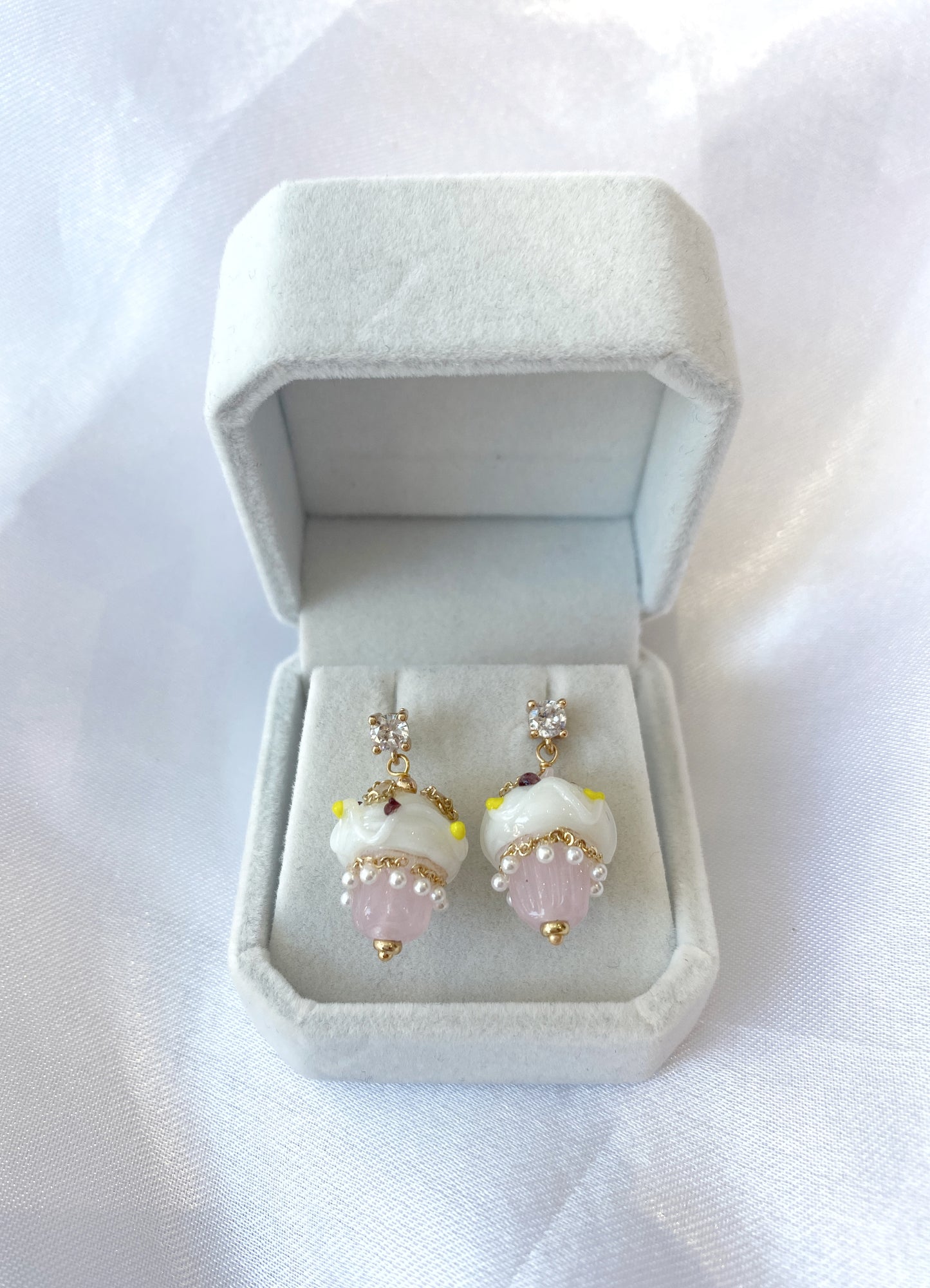 Glitz Cupcake Earrings