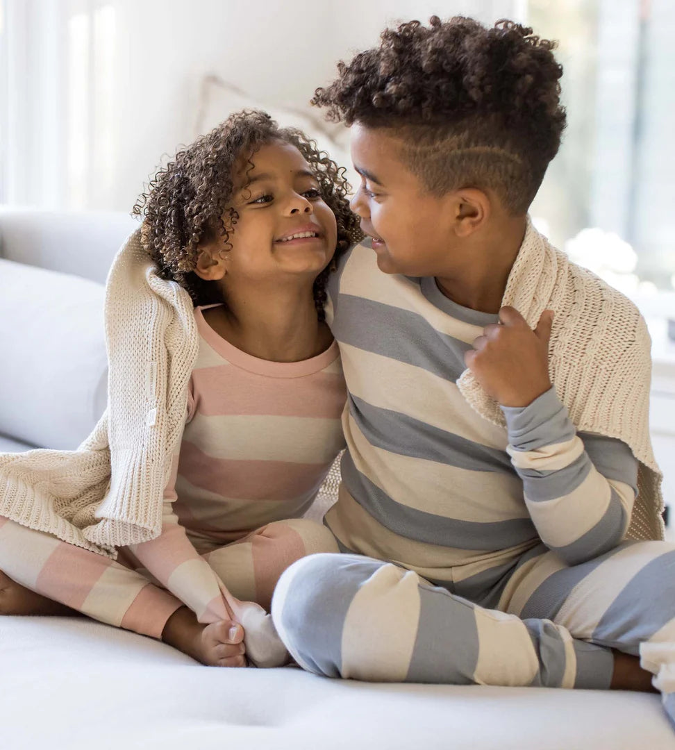 Rugby Stripe Sleeper in Quarry