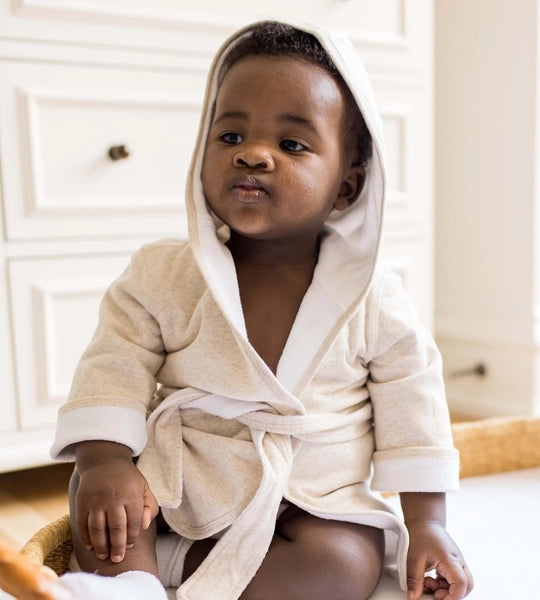 Knit Terry Hooded Infant Robe