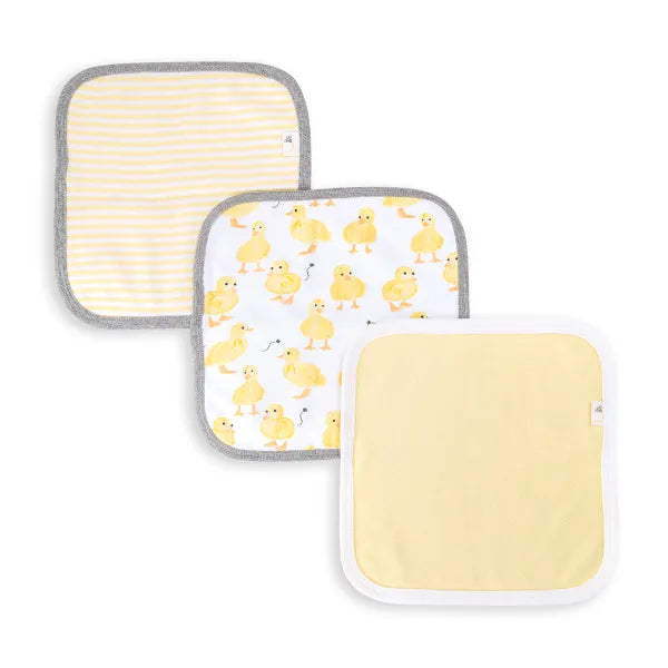 Little Ducks Washcloths 3-Pack