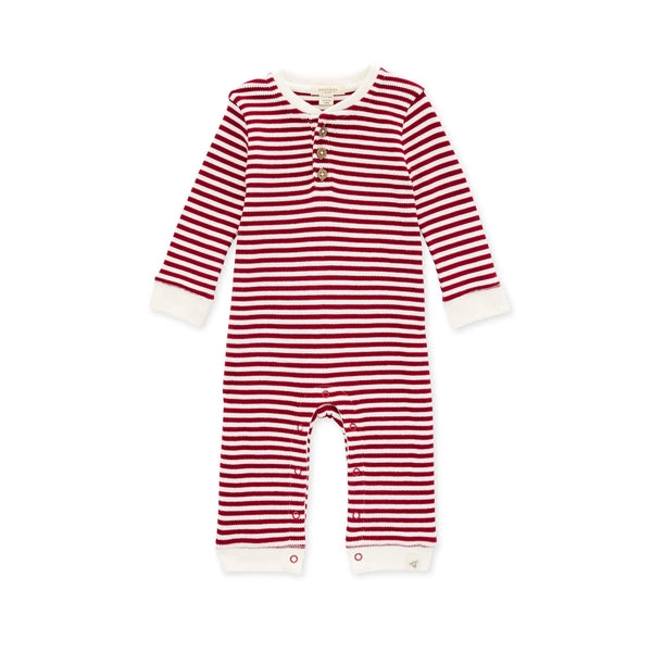 Classic Stripe Thermal Jumpsuit