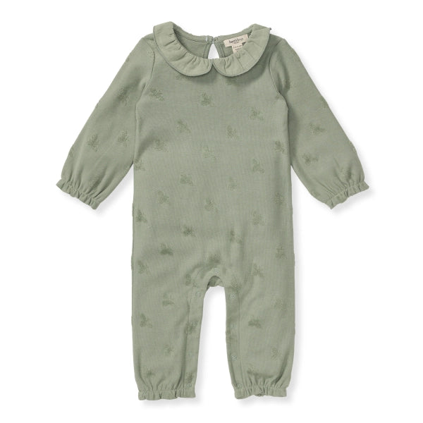 Green baby jumpsuit shop
