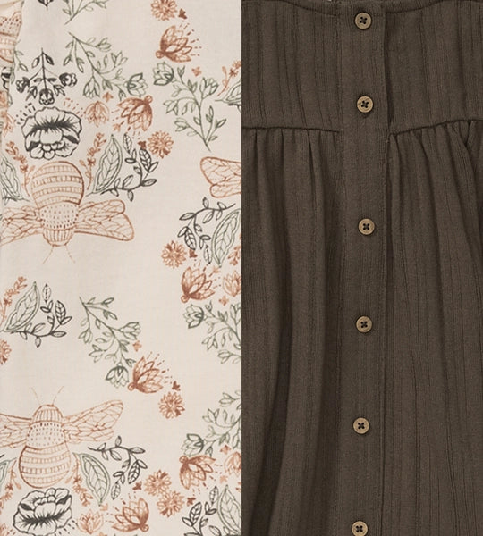 Honey Bee Toile Dress and Shirt Set - Toddler