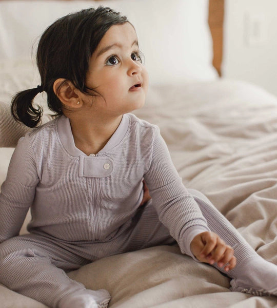 Honeysoft™ Waffle Thermal Pajamas - Flowering Lilac