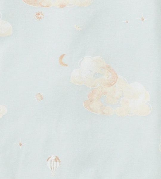Set of 2 Good night Sky Crib Sheets - Ice flow