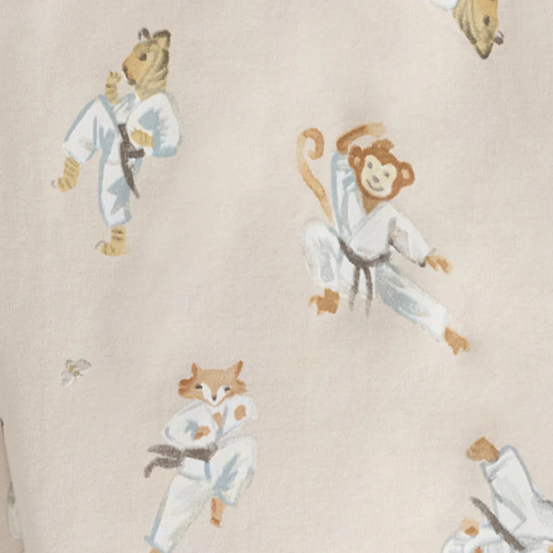 Karate Creatures Pajamas - Rain Cloud