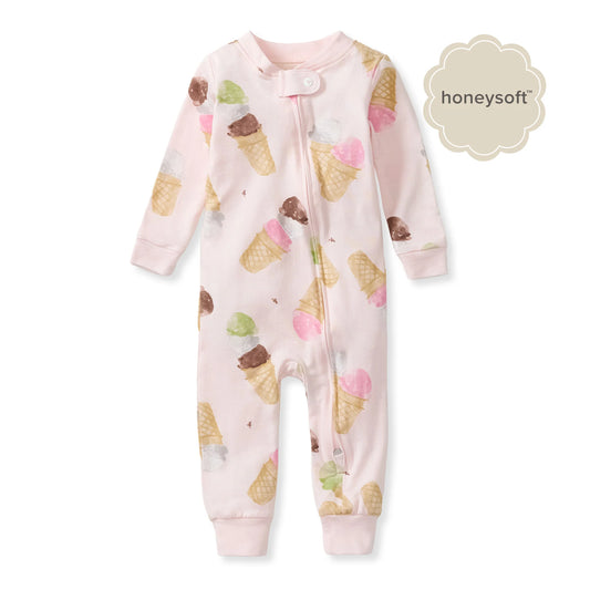 Ice Cream Cone Honeysoft Romper