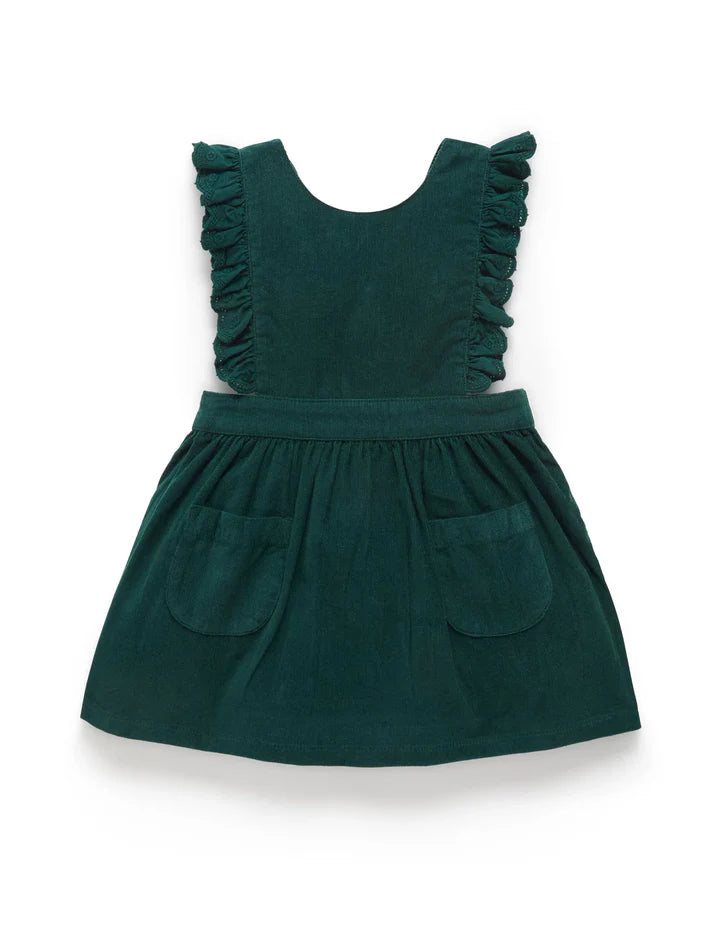 Corduroy Pinnie in Ivy