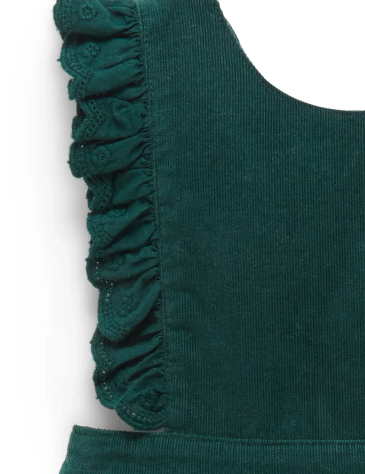 Corduroy Pinnie in Ivy