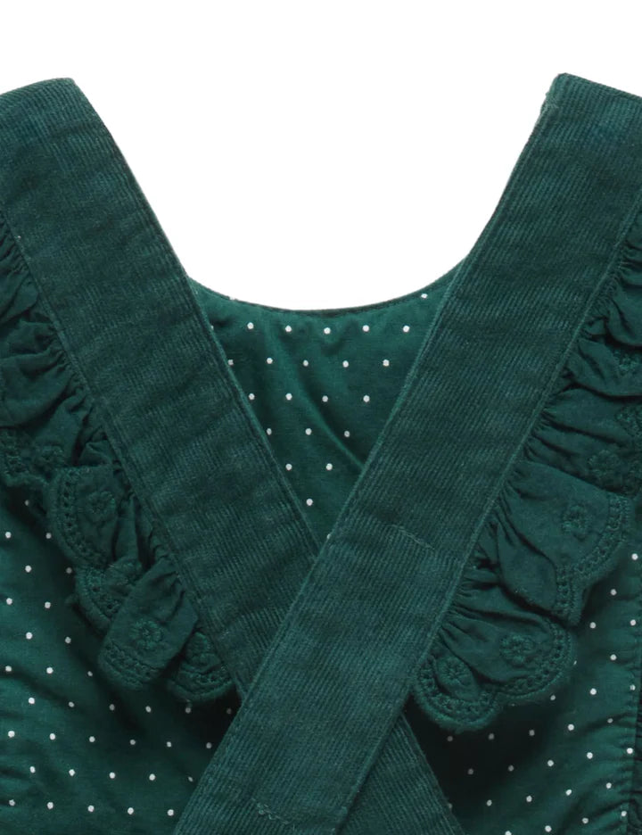 Corduroy Pinnie in Ivy