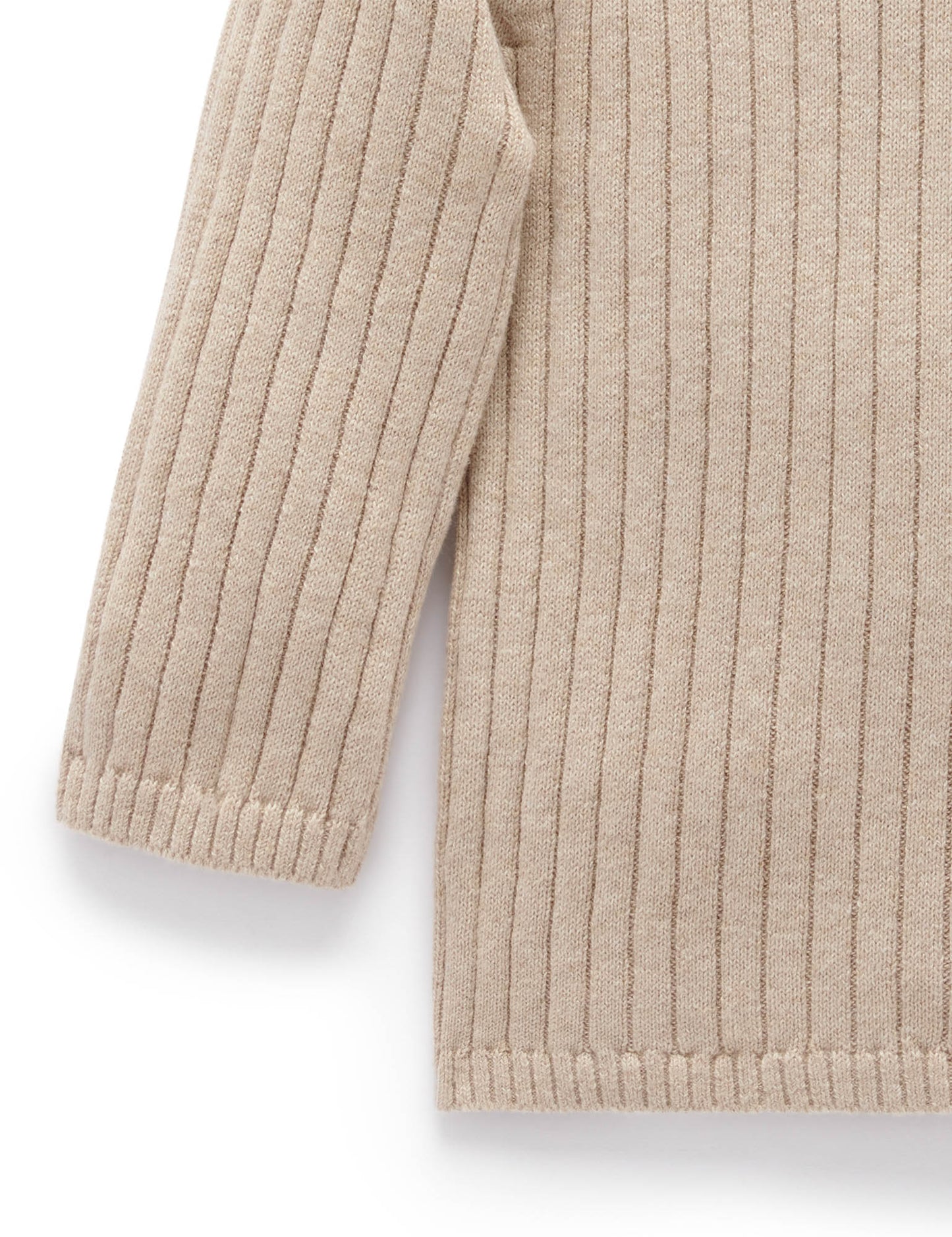 Fine Rib Jumper with Collar