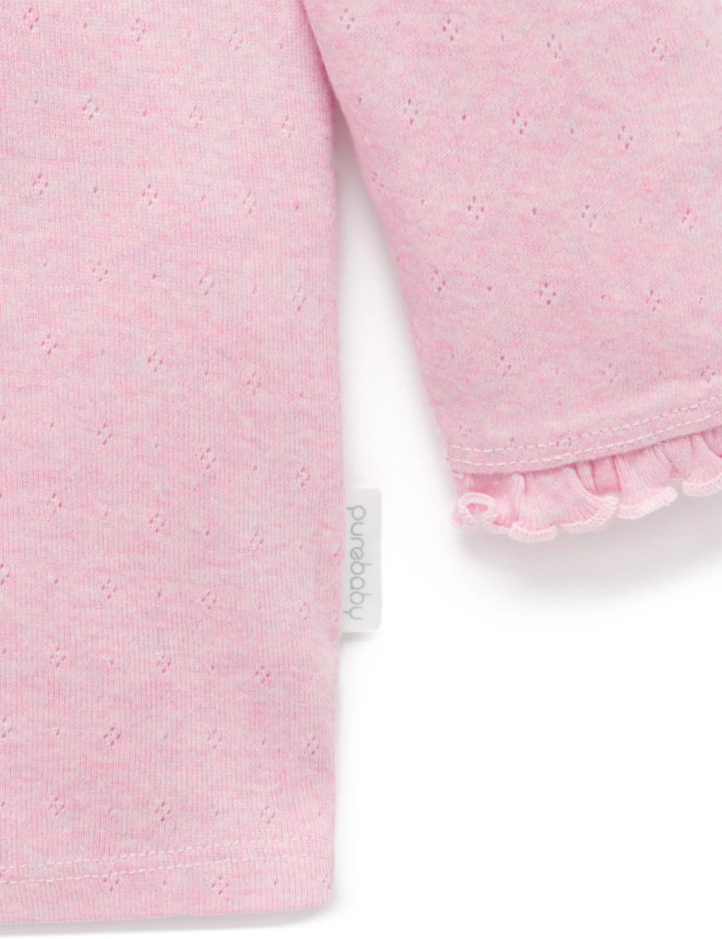 Pointelle Rib Layering Top