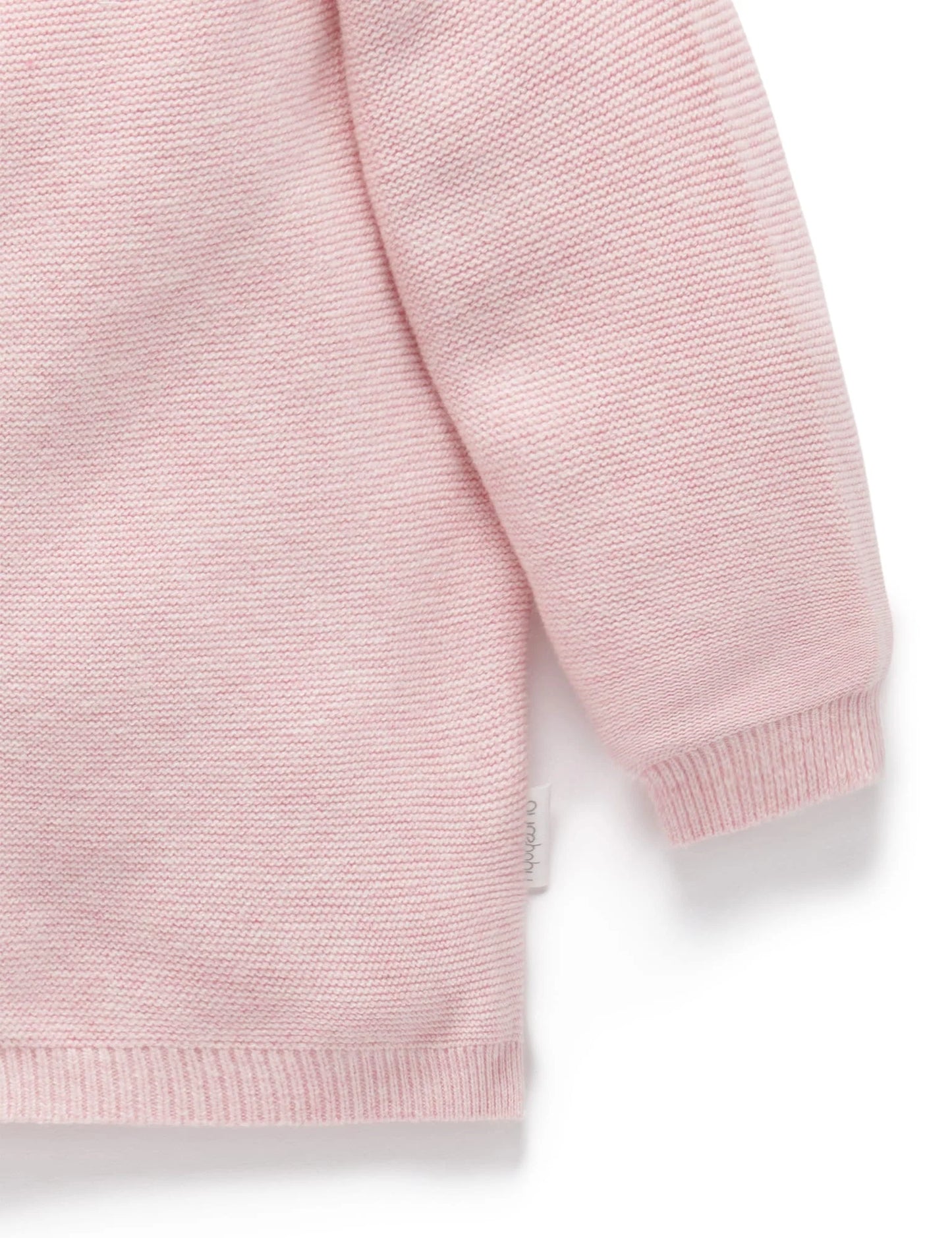 Pink Textured Cardigan