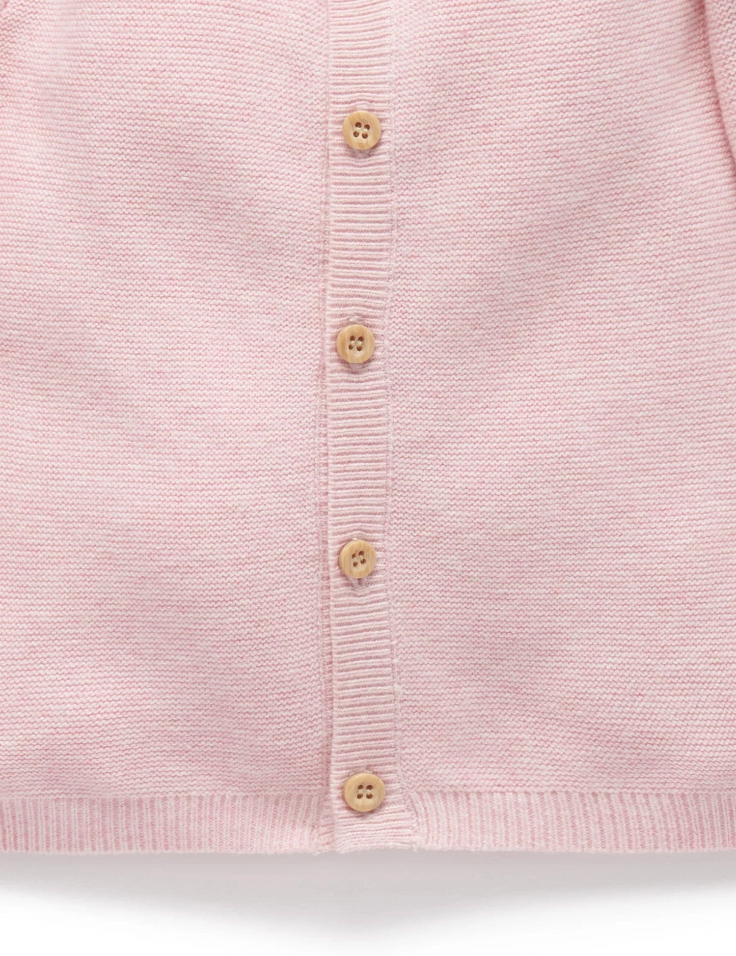 Pink Textured Cardigan