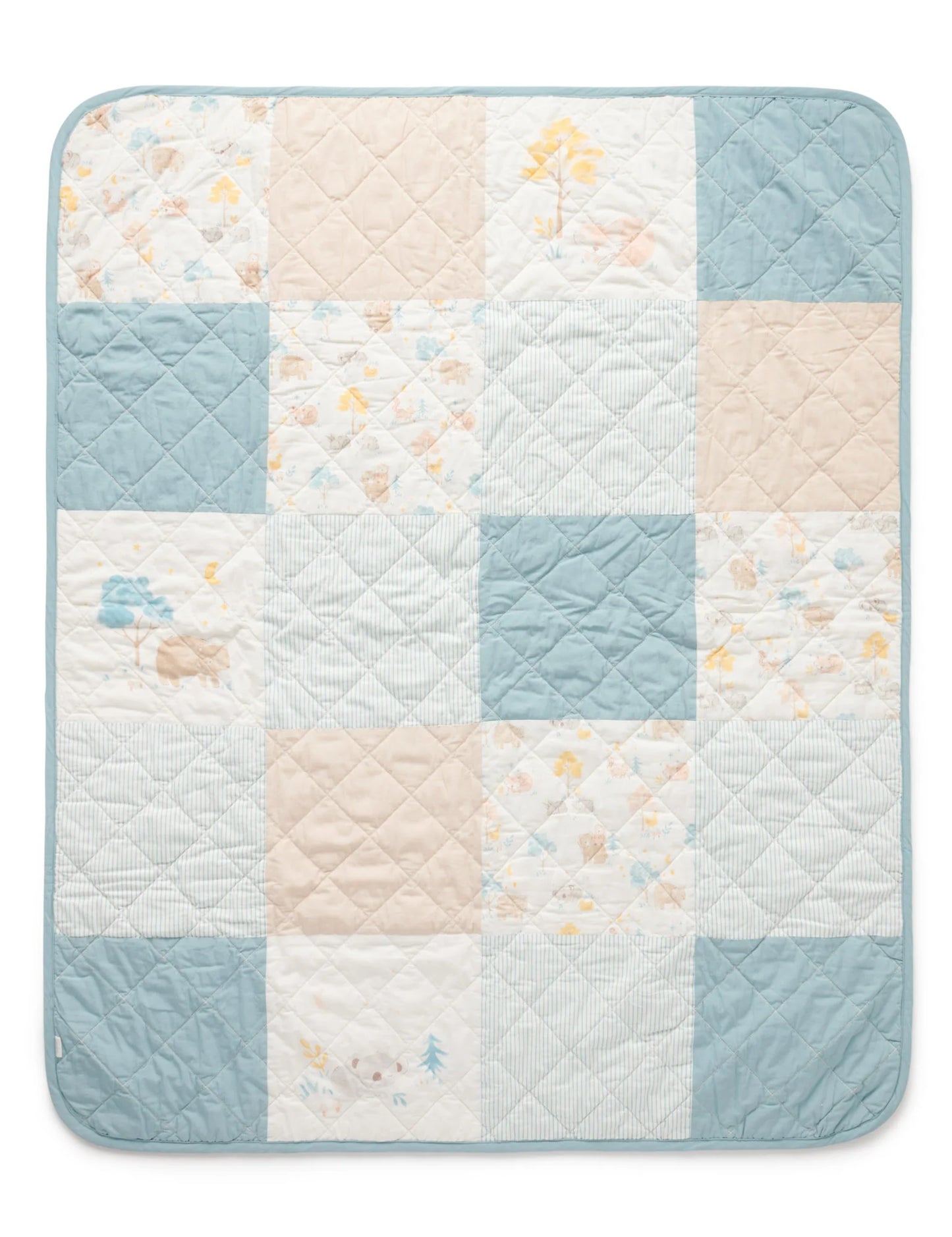 Reversible Quilted Coverlet
