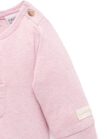 Peekaboo Bodysuit Marshmallow Melange