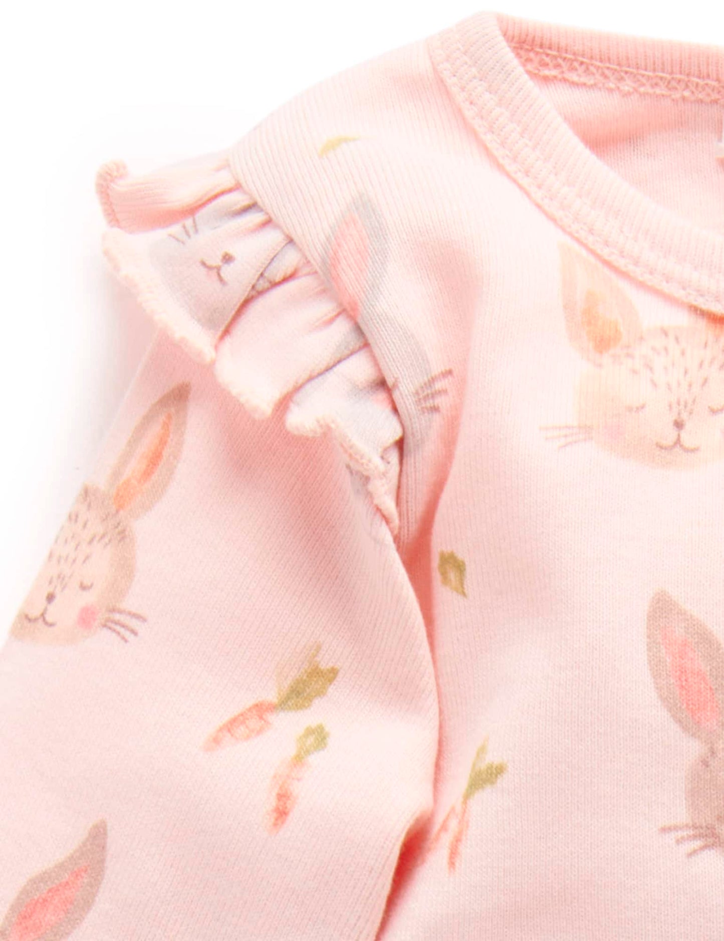 Bunny Friends Zip Growsuit