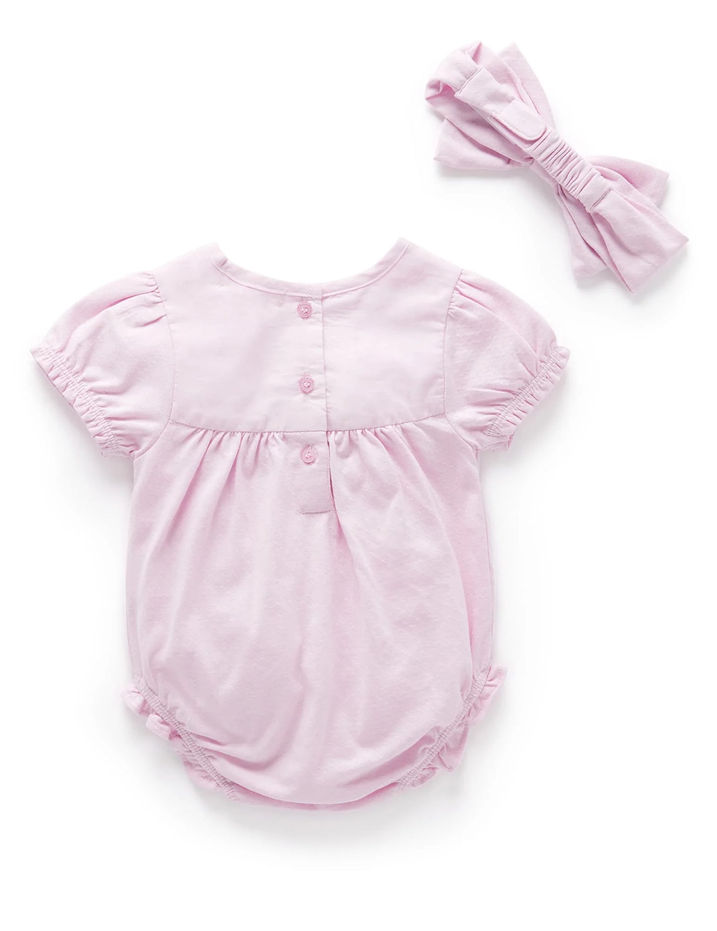 Pointelle Bodysuit and Headband Set