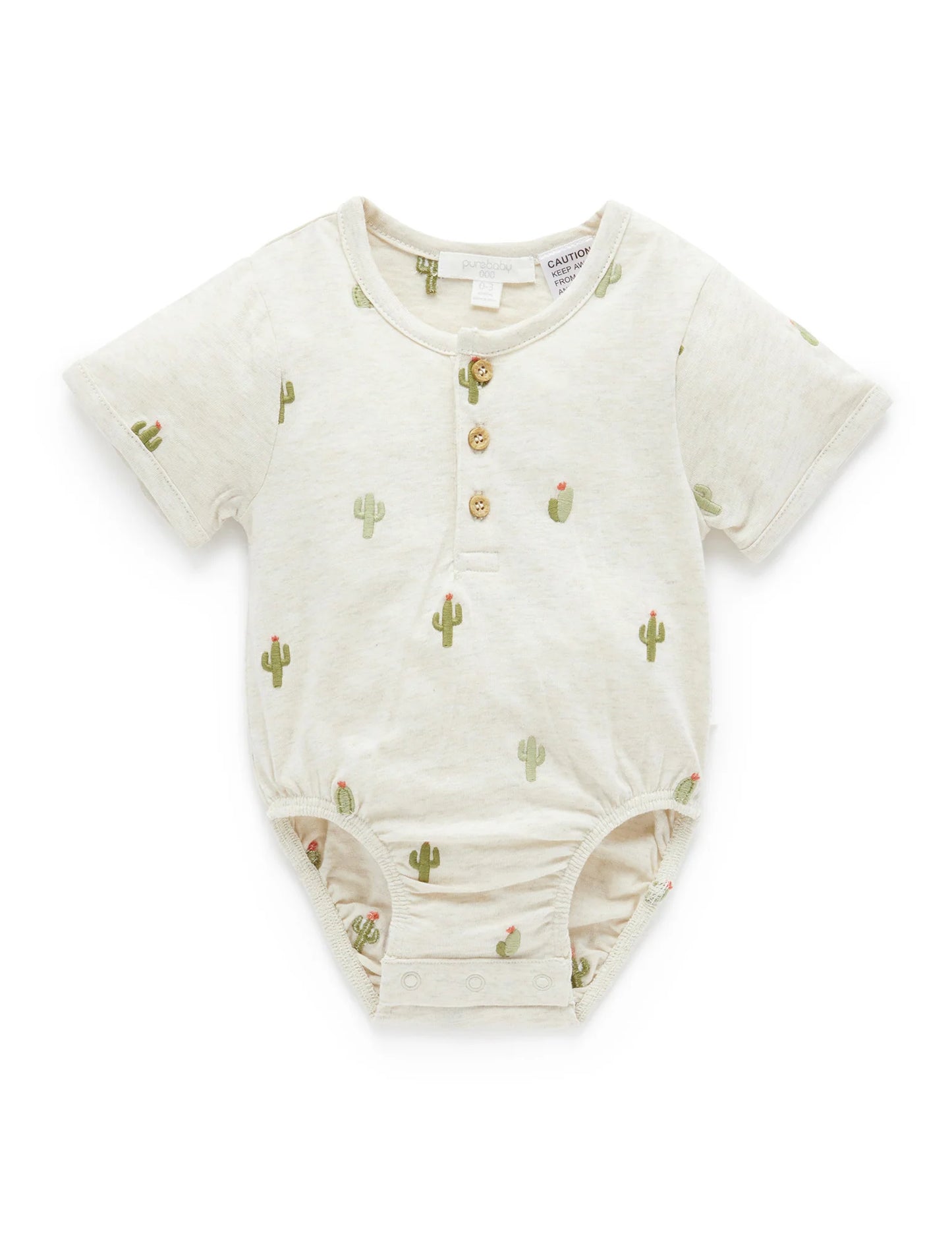 Embroidered Bodysuit - Cactus