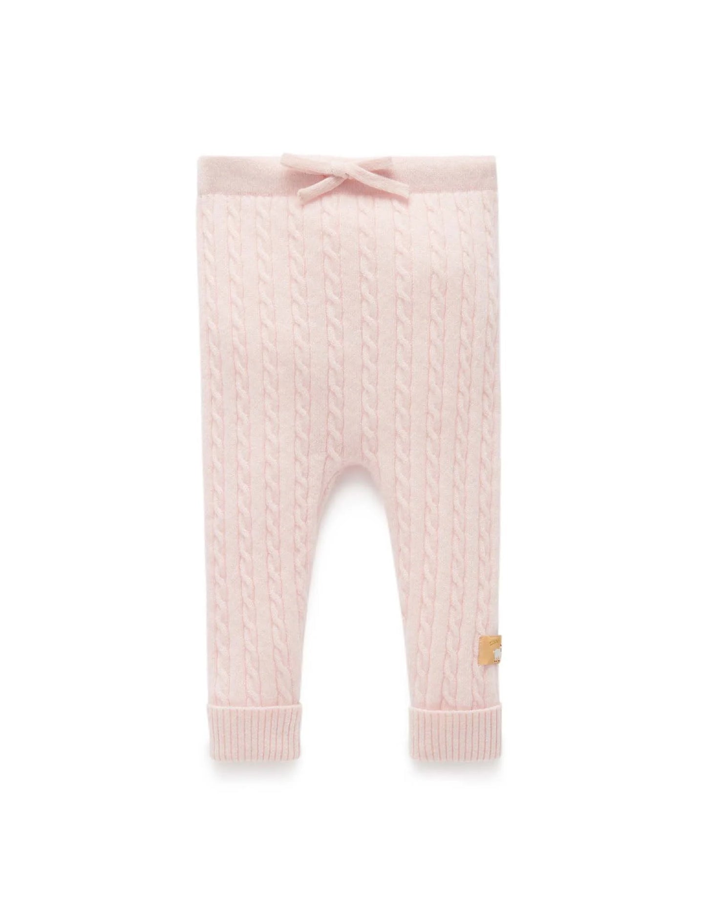 Cashmere Leggings in Pale Pink