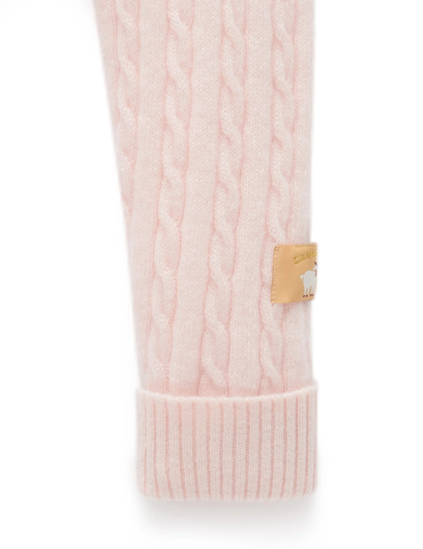 Cashmere Leggings in Pale Pink
