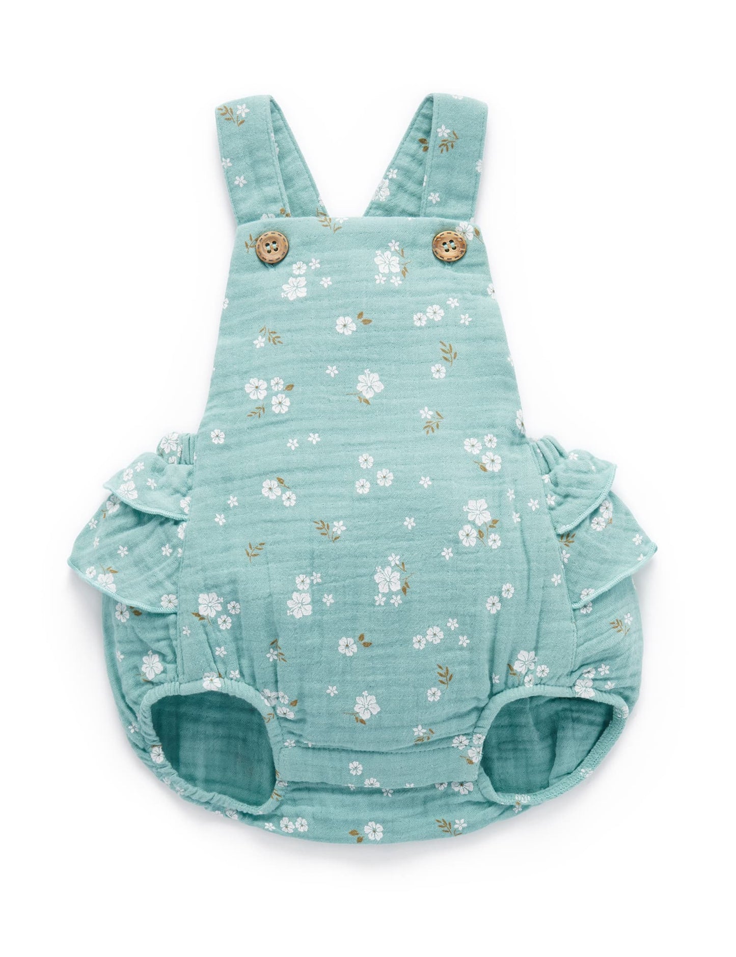 Frangipani Ruffle Romper
