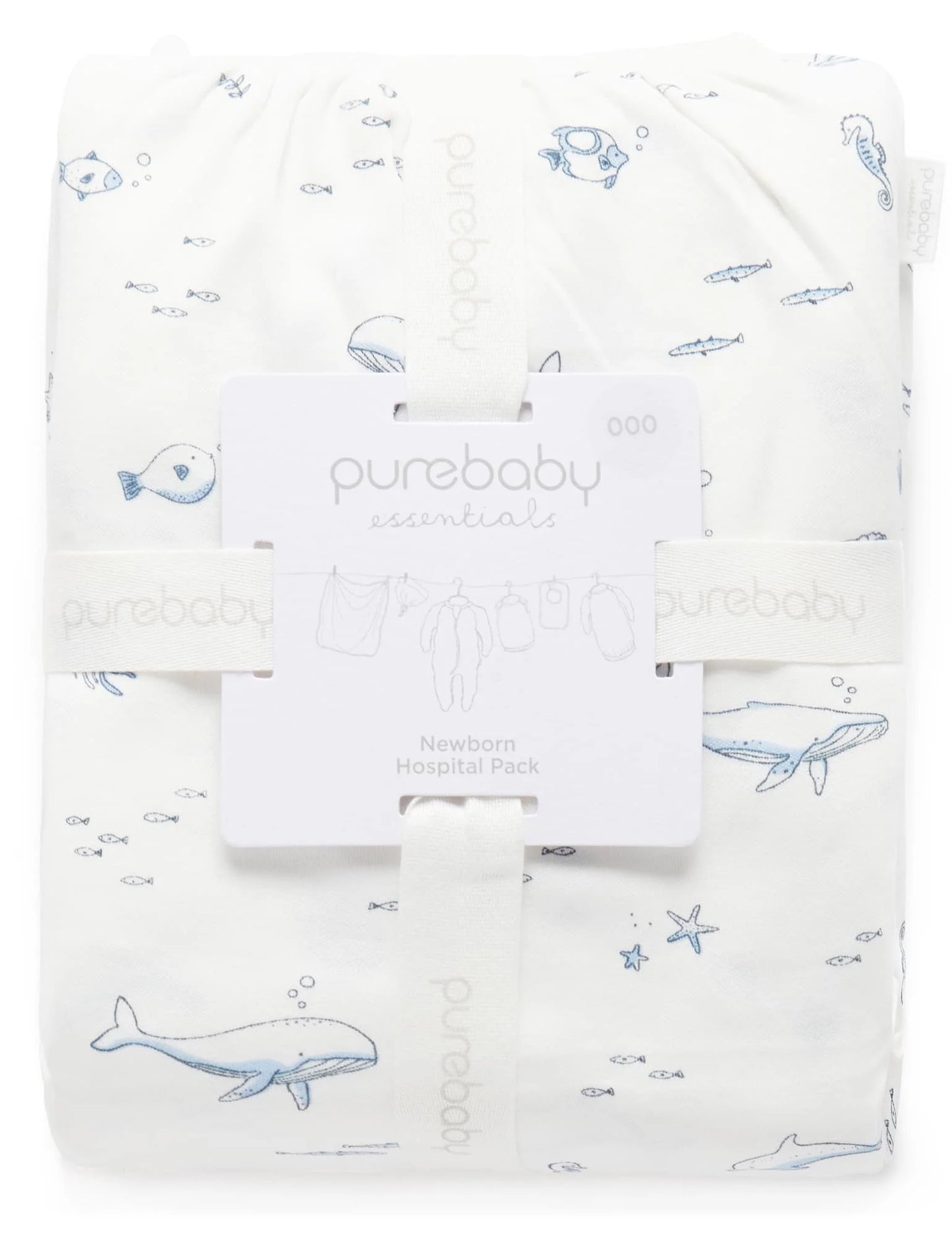 Vanilla Nautical Newborn Hospital Pack