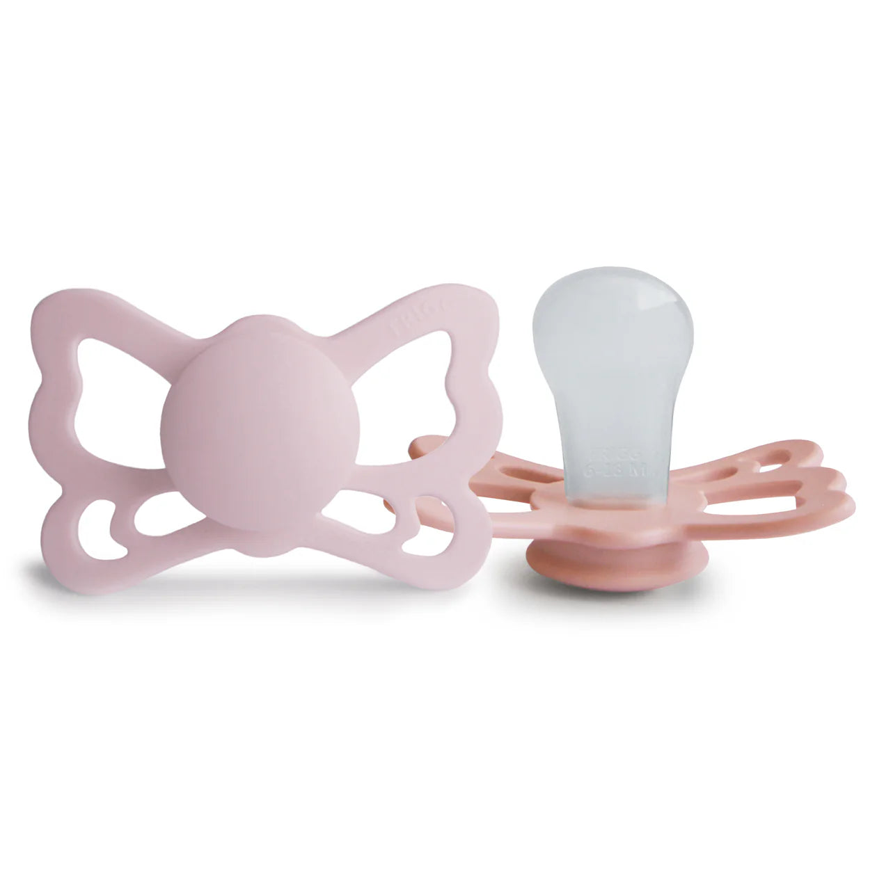 FRIGG Butterfly Silicone Pacifier 2-Pack - 6-18 months