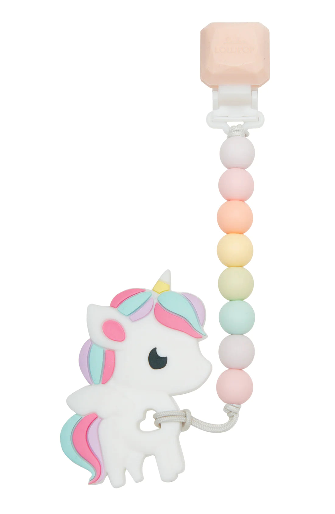 Silicone Teether Set - Rainbow Unicorn
