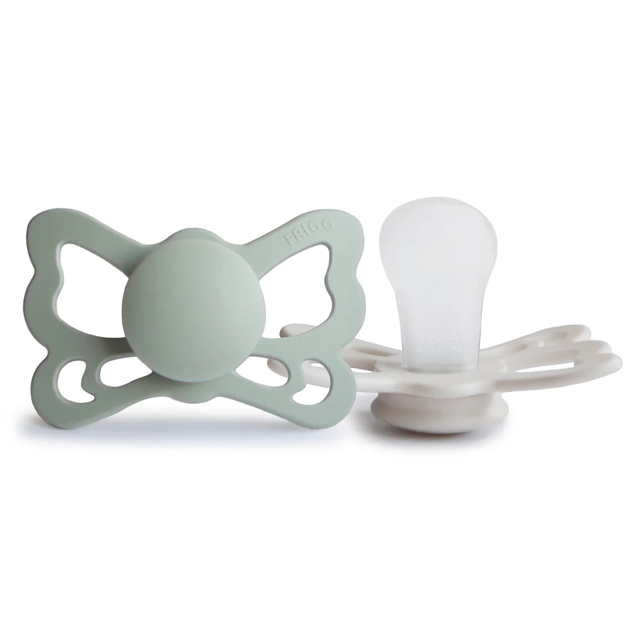 FRIGG Butterfly Silicone Pacifier 2-Pack - 6-18 months