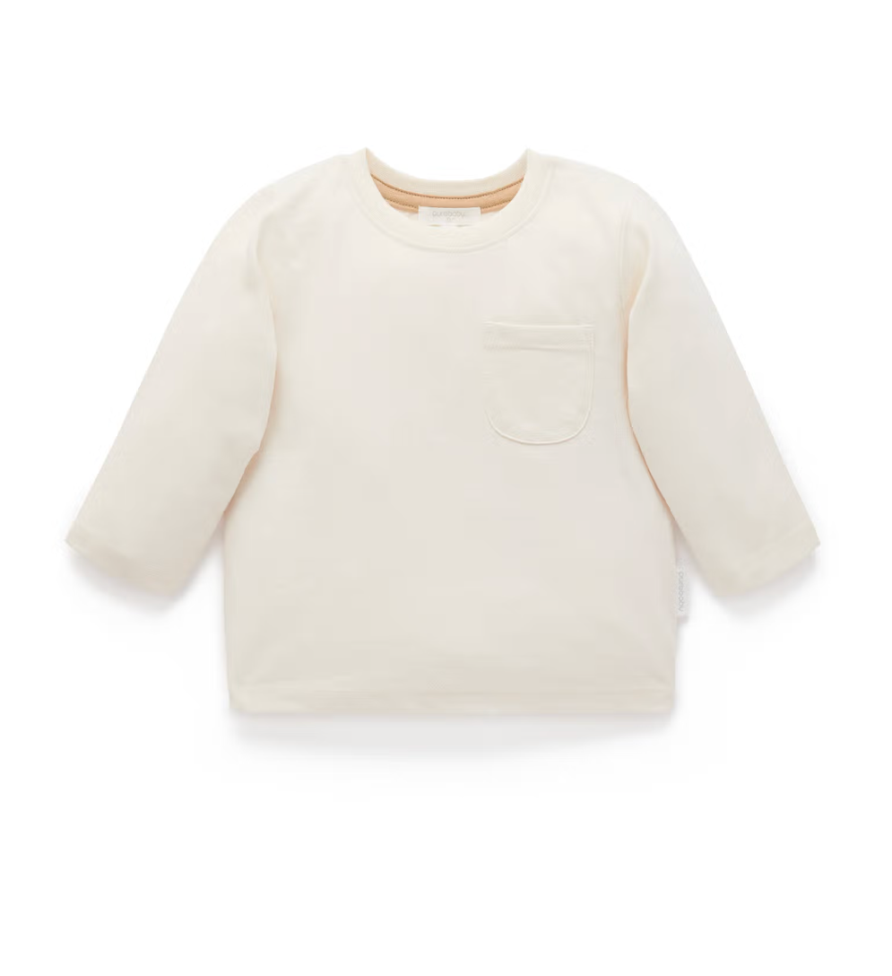 Basic L/SVL Tee in Cloud